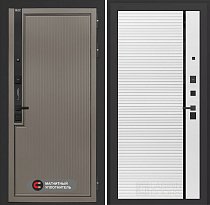 LABIRINT Входная металлическая дверь Лаб-1 Про панель №22 цвет белый софт