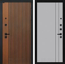 LABIRINT Входная металлическая дверь Шторм панель №10 цвет серый софт рельеф