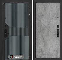 LABIRINT Входная металлическая дверь Смартлаб панель №24 цвет бетон светлый
