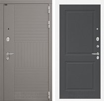 LABIRINT Входная металлическая дверь Форма панель №11 цвет графит софт