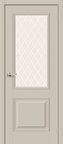 Дверь Браво модель Классик-13 цвет Cream Silk/White Сrystal