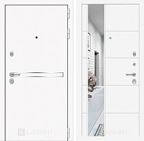 LABIRINT Входная металлическая дверь Лайн Вайт панель №19 цвет белый софт