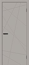 Дверь Браво модель Граффити-5.Д цвет Grey Pro