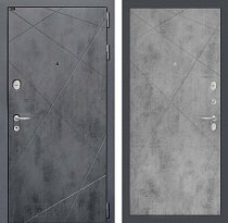 LABIRINT Входная металлическая дверь Лофт панель №24 цвет бетон светлый