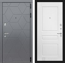 LABIRINT Входная металлическая дверь Cosmo панель №3 цвет белый софт