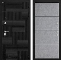 LABIRINT Входная металлическая дверь PAZL панель №25 бетон светлый