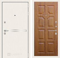 LABIRINT Входная металлическая дверь LINE WHITE панель 17 Голден ОАК