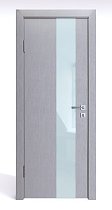 Линия Дверей Шумоизоляционная дверь 42 Дб модель 604 цвет Металлик стекло лакобель белый