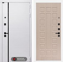 LABIRINT Входная металлическая дверь Роял панель №4 цвет белёный дуб