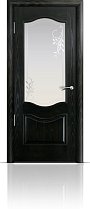 Дверь Мильяна модель Марсель цвет Ясень винтаж стекло Гранд