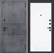 LABIRINT Входная металлическая дверь Инфинити панель №7 цвет белое дерево