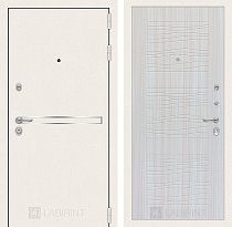 LABIRINT Входная металлическая дверь LINE WHITE панель 6 cандал белый