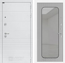 LABIRINT Входная металлическая дверь Трендо панель Зеркало Аркада Веллюто ферро с патиной