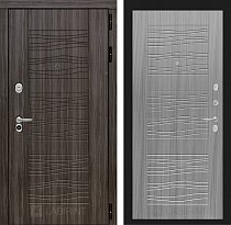 LABIRINT Входная металлическая дверь SCANDI панель 6 cандал серый