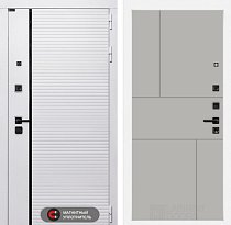 LABIRINT Входная металлическая дверь Роял панель №21 цвет грей софт