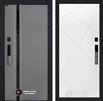 LABIRINT Входная металлическая дверь Пиано Смарт 2.0 панель №24 цвет белый софт