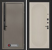 LABIRINT Входная металлическая дверь Лаб-1 Про панель №33 цвет капучино