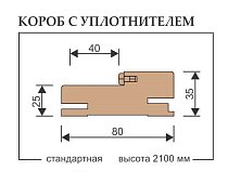 Uberture Versales Коробка 78х33 мм цвет Дуб французский 1 шт.