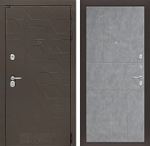 LABIRINT Входная металлическая дверь Smoky панель №21 цвет бетон светлый