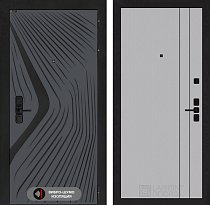 LABIRINT Входная металлическая дверь ЛеоЛаб панель №10 цвет серый софт рельеф