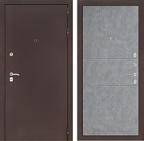 LABIRINT Входная металлическая дверь CLASSIC антик медь панель №21 бетон светлый