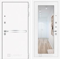LABIRINT Входная металлическая дверь Лайн Вайт панель №18 цвет Белое дерево