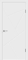 Двери Холл модель ФЛЭТ Люкс C цвет эмаль RAL9003