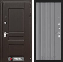LABIRINT Входная металлическая дверь Мегаполис панель №29 серый софт