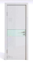 Дверная Линия Шумоизоляционная дверь 42 Дб модель 609 цвет глянец Белый стекло лакобель белый