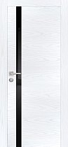 Дверь Profilo Porte модель PX-8 цвет Дуб скай белый стекло черный лакобель