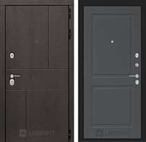 LABIRINT Входная металлическая дверь URBAN панель 11 графит soft