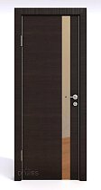 Линия Дверей Шумоизоляционная дверь 42 Дб модель 607 цвет Венге зеркало бронзовое