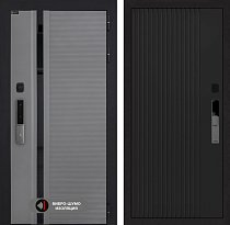 LABIRINT Входная металлическая дверь Пиано Смарт 2.0 панель №29 цвет чёрный кварц