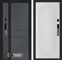 LABIRINT Входная металлическая дверь ЭвоЛаб Смарт панель №33 цвет белый софт