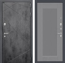 LABIRINT Входная металлическая дверь Лофт панель №30 цвет серый софт