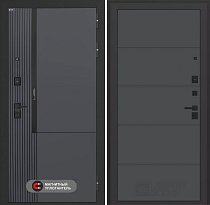 LABIRINT Входная металлическая дверь Лаб-2 Про панель №13 цвет графит софт