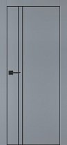 Profilo Porte модель PX-20 кромка чёрная с 4-х сторон цвет Серый матовый