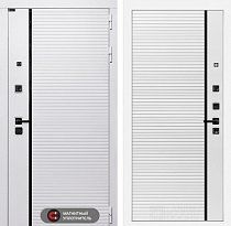 LABIRINT Входная металлическая дверь Роял панель №22 цвет белый софт