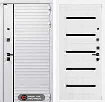 LABIRINT Входная металлическая дверь Роял панель №1 цвет белое дерево