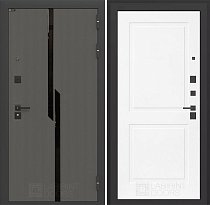 LABIRINT Входная металлическая дверь Карбон панель №11 белый софт