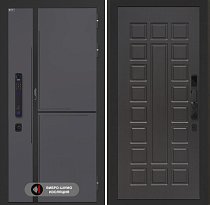 LABIRINT Входная металлическая дверь Лаб-3 Смарт панель №4 цвет венге