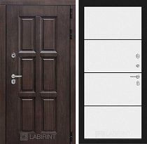 LABIRINT Входная металлическая дверь Лондон панель 25 белый софт