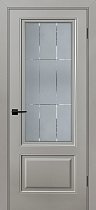 Дверь Текона модель Смальта-Шарм 12 цвет MALVA стекло