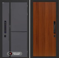 LABIRINT Входная металлическая дверь Лаб-3 Смарт панель №5 цвет итальянский орех