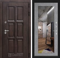 LABIRINT Входная металлическая дверь Лондон панель №18 бетон светлый