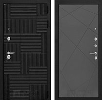 LABIRINT Входная металлическая дверь PAZL панель №24 графит soft