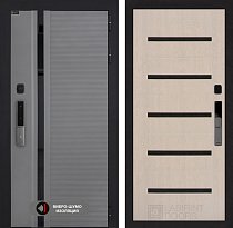 LABIRINT Входная металлическая дверь Пиано Смарт 2.0 панель №1 цвет белёный дуб