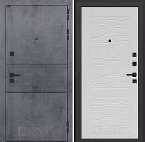 LABIRINT Входная металлическая дверь Инфинити панель №6 цвет белое дерево