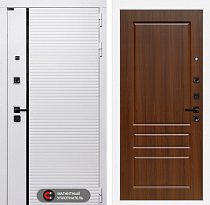 LABIRINT Входная металлическая дверь Роял панель №3 цвет орех бренди