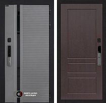 LABIRINT Входная металлическая дверь Пиано Смарт 2.0 панель №3 цвет орех премиум